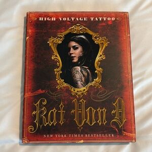 KAT VON D Book High Voltage Tattoo New York Times Bestseller excellent condition